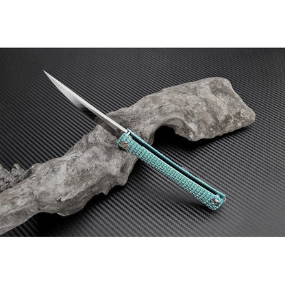 Waistline Framelock Green-Artisan Cutlery-OnlyKnives