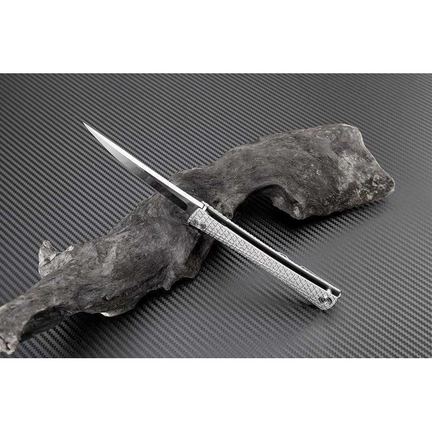 Waistline Framelock Grey-Artisan Cutlery-OnlyKnives